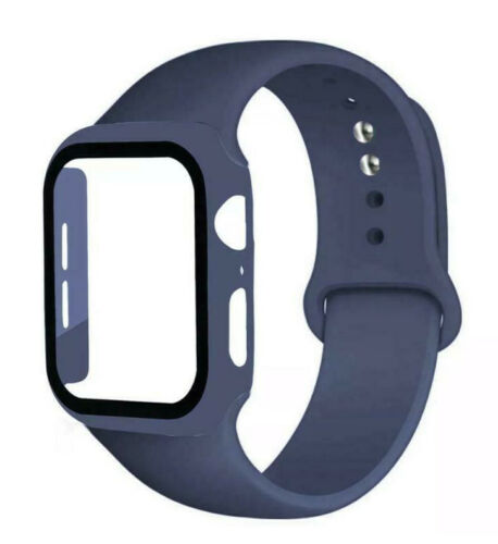 BAND / STRAP WITH COVER FOR APPLE WATCH SILICON NEW PREMIUM QUALITY 38MM