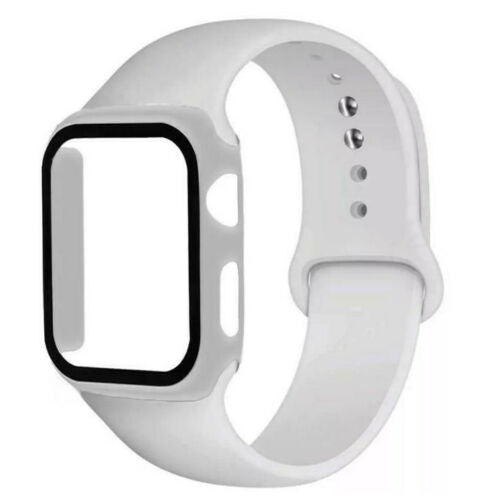 BAND / STRAP WITH COVER FOR APPLE WATCH SILICON NEW PREMIUM QUALITY 38MM