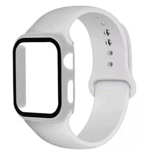 BAND / STRAP WITH COVER FOR APPLE WATCH SILICON NEW PREMIUM QUALITY 42MM