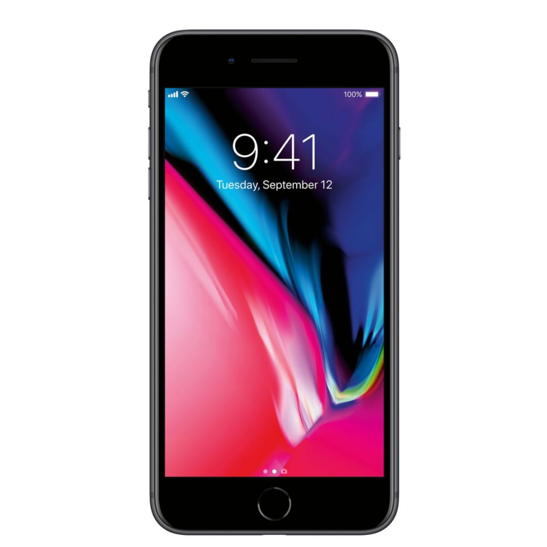 Apple iPhone 8 Plus Unlocked Smartphone Black 64GB Refurbished Grade B