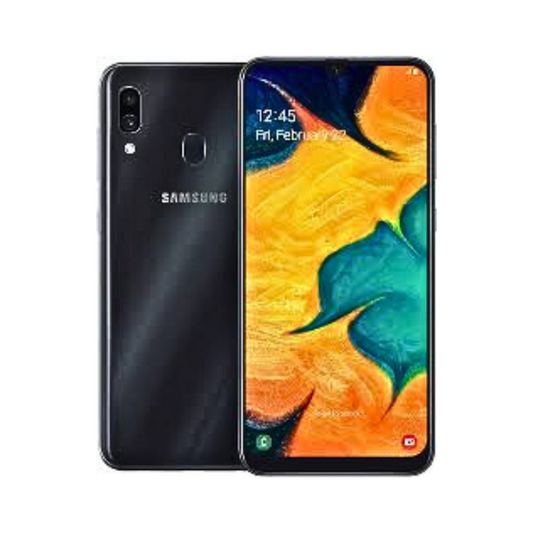 Samsung Galaxy A30 Black 32GB Refurbished Grade A